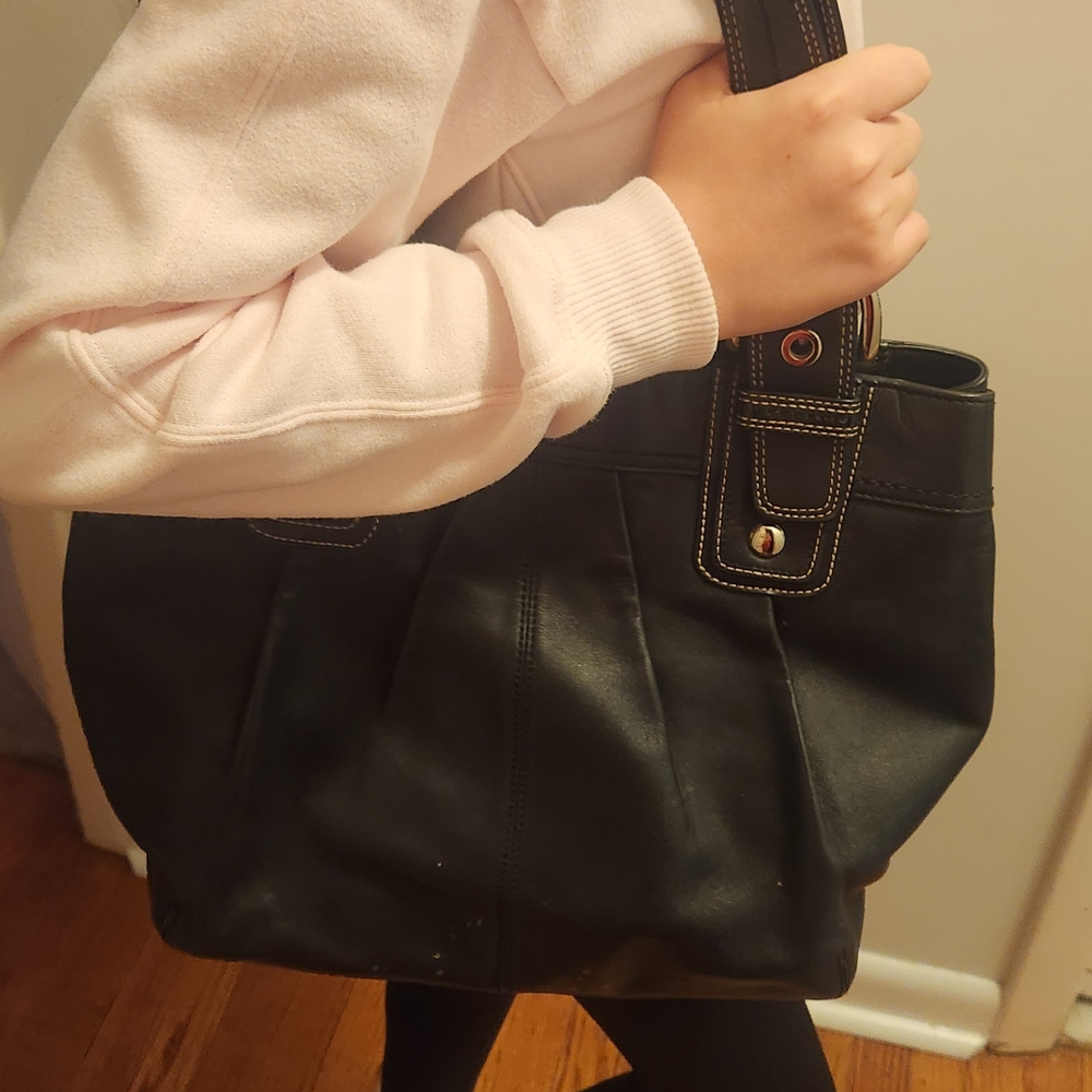 Coach Black Shoulder Bag